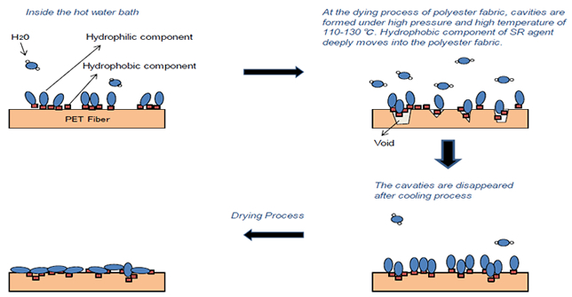 SR Agent adsorption Mechanism